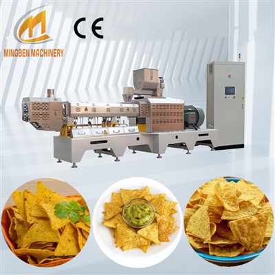 Línia de producció de xips de blat de moro